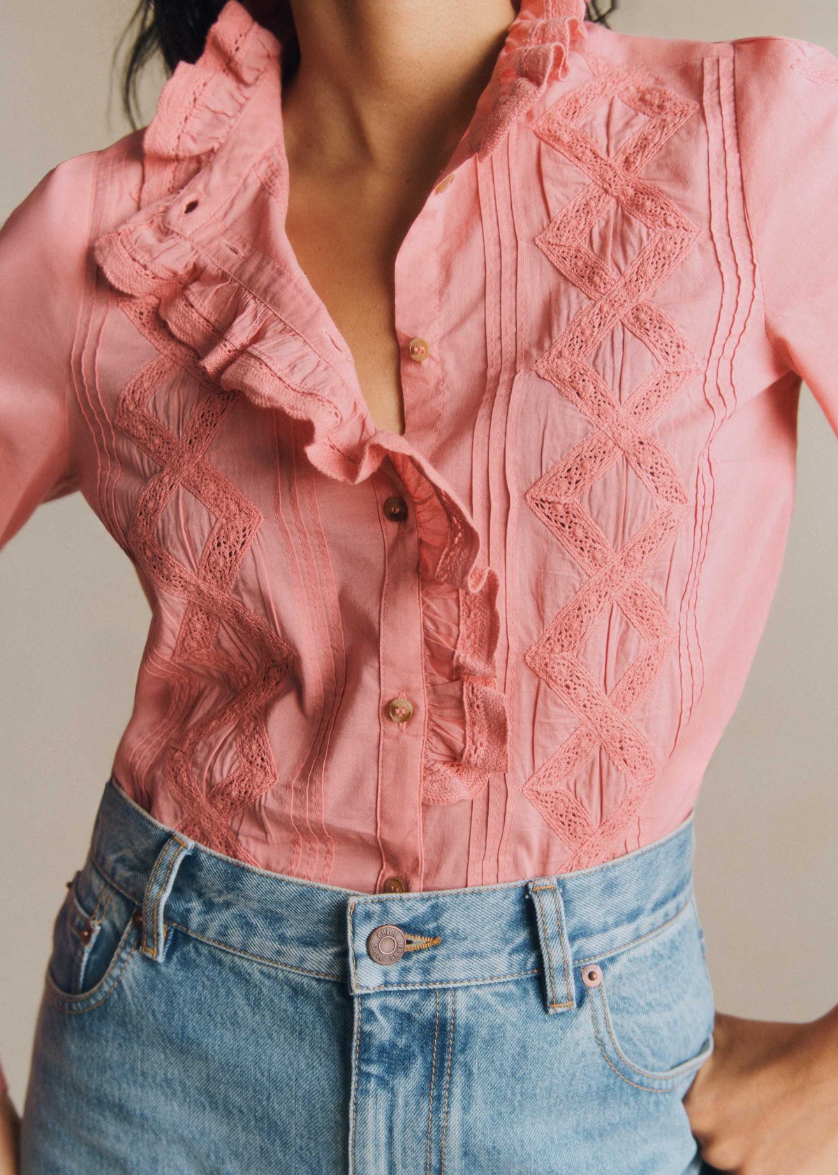 Chemise Chlo - Bois de Rose Clair