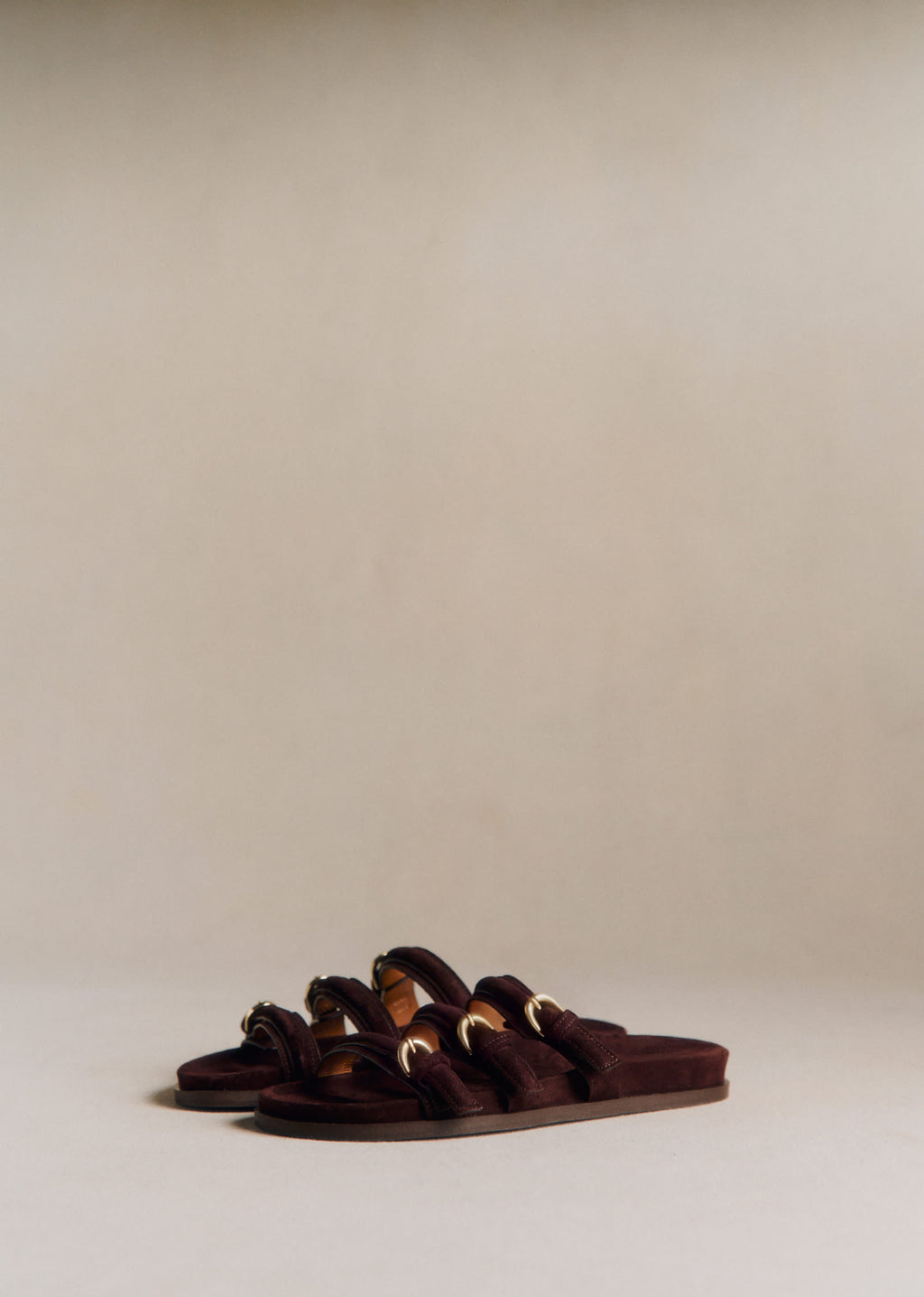Sandales LOW YSÉE - Chocolat