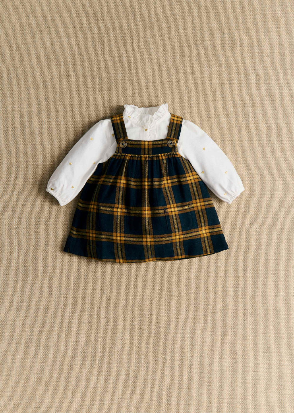 Robe Gigi - Carreaux Bleu Nuit