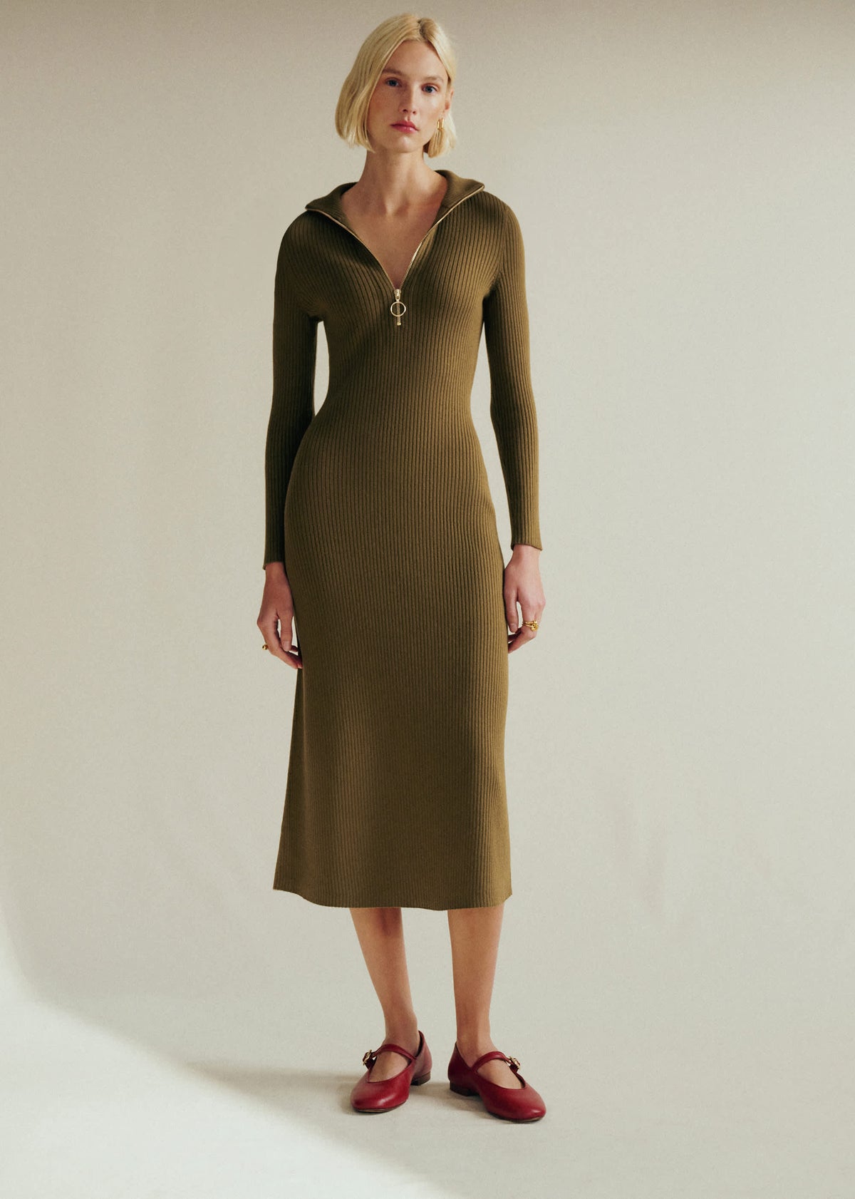 Robe Alina - Kaki