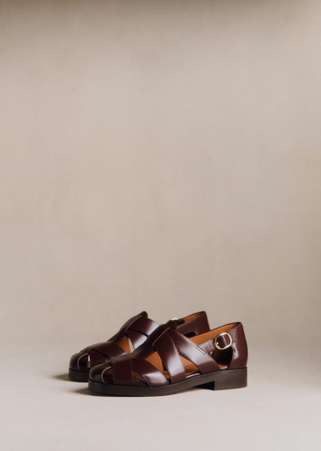 Sandales low Nellie - Chocolat Glacé