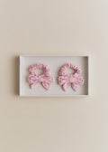 Lot de 2 Chouchou Noeud - Vichy Rose