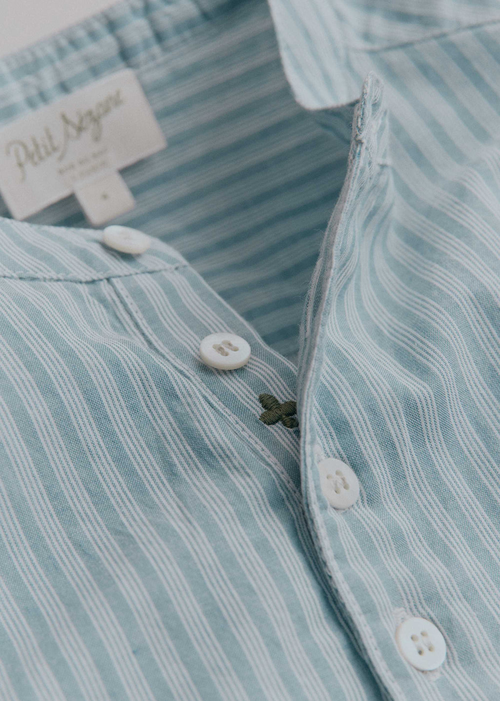 Chemise Marc - Rayures Bleu Ecru