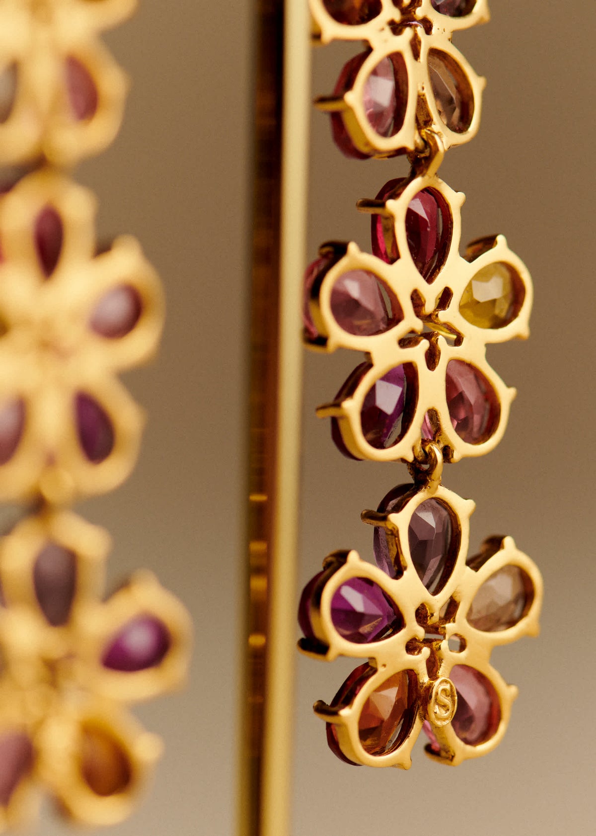 Boucles d'oreilles Blair - Rose Multi
