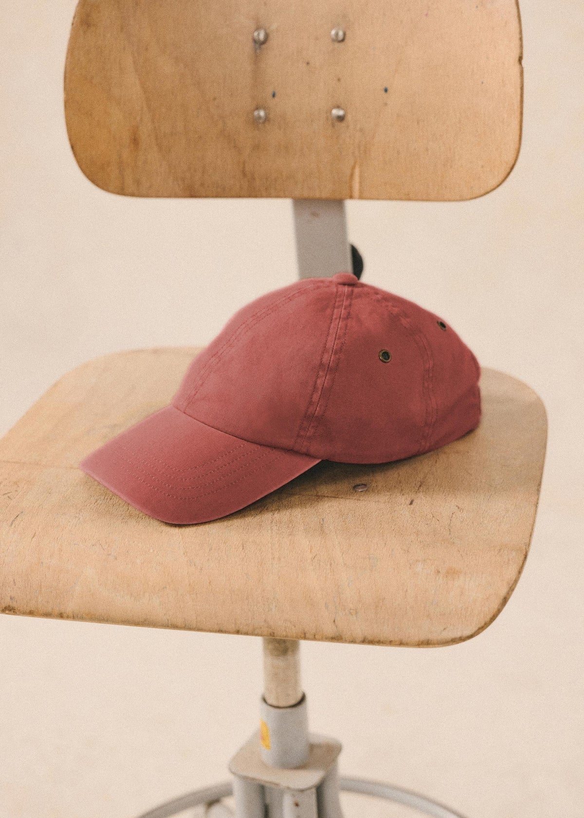 Casquette Haden - Rouge Délavé