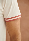 T-Shirt Lucio - Écru Rayures Rose