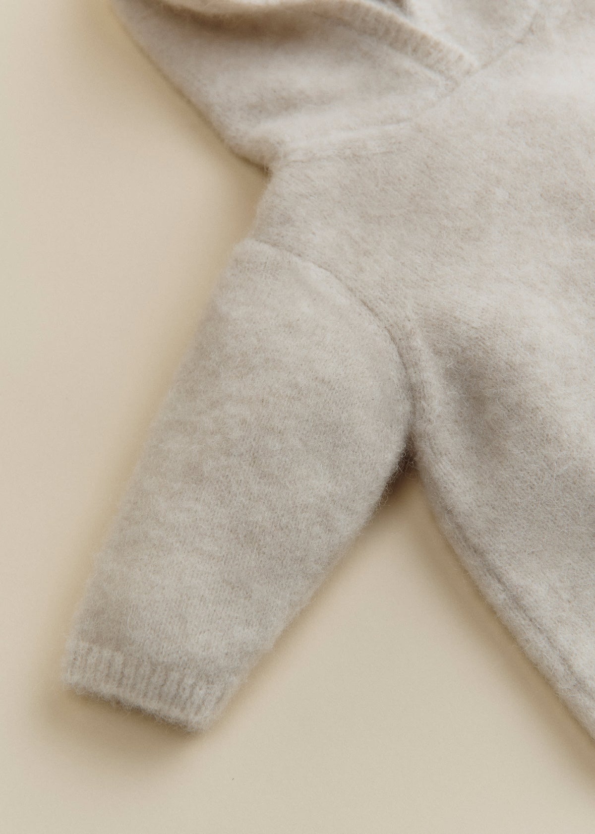 Manteau Maille Ourson - Naturel