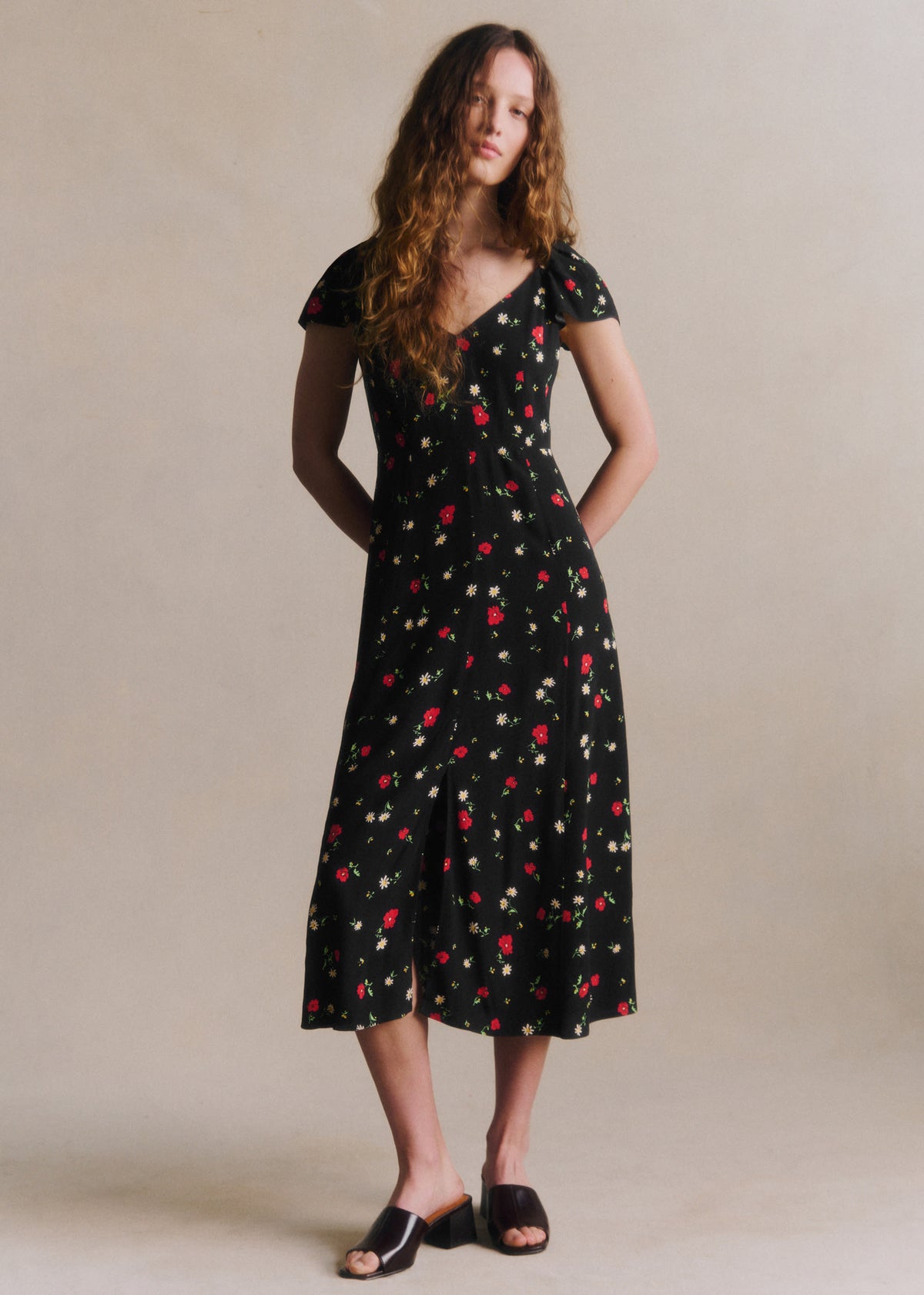 Robe Alessia - Imprimé Coquelicot