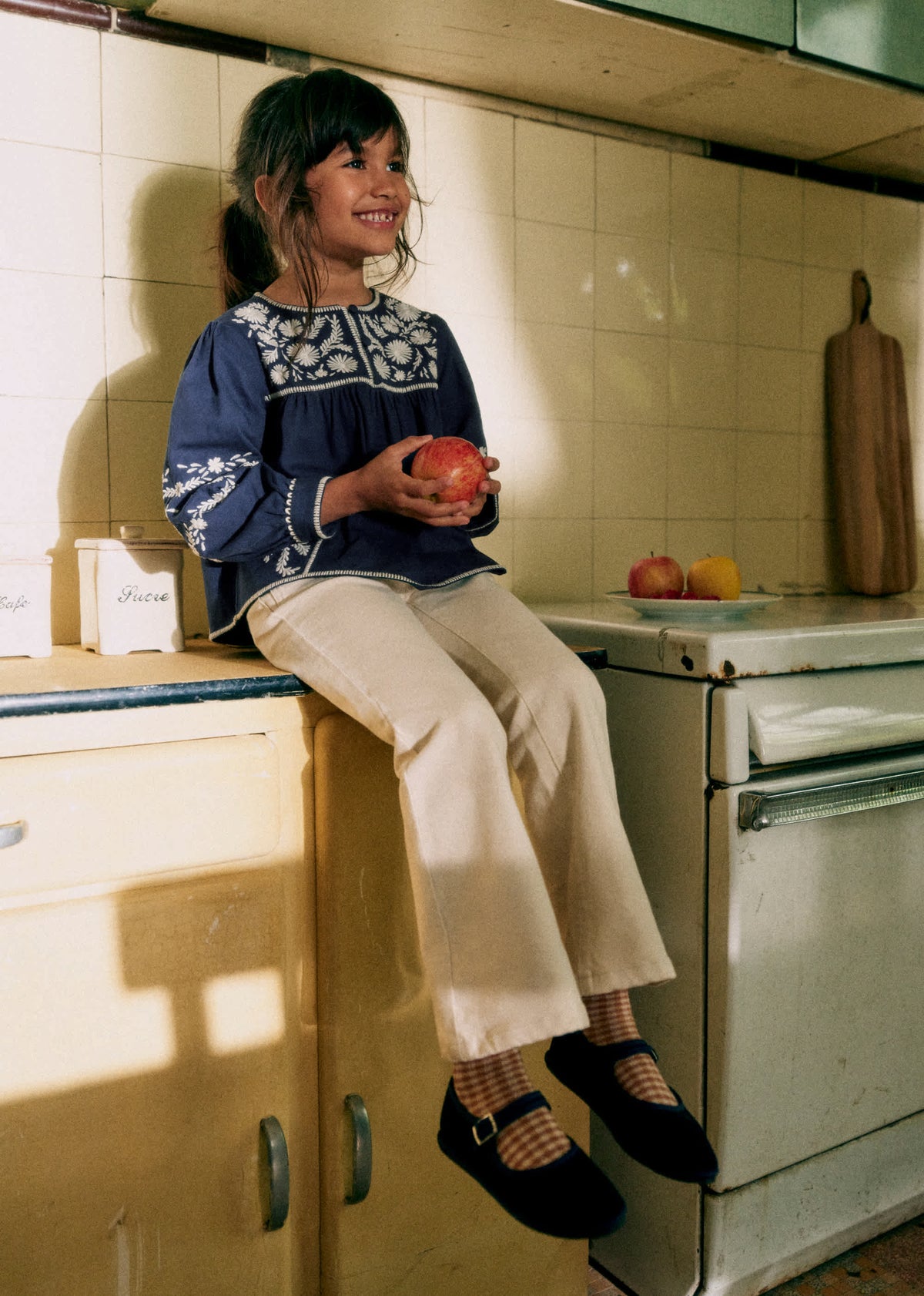 Blouse Grace - Bleu Marine