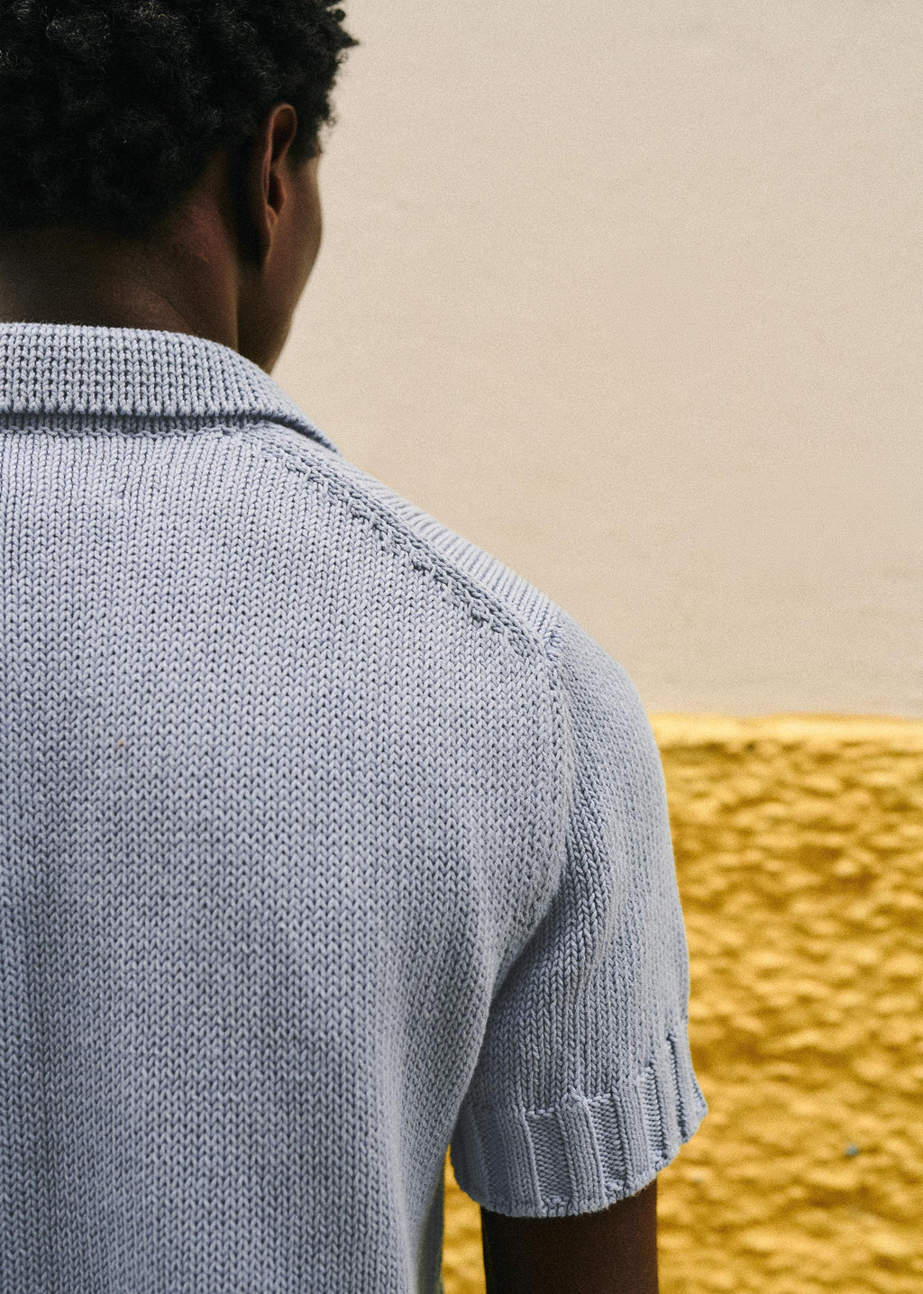Polo Maille Camil - Bleu