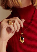 Collier Natacha - Bordeaux Doré