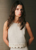 Blouse Dee - Beige Chiné