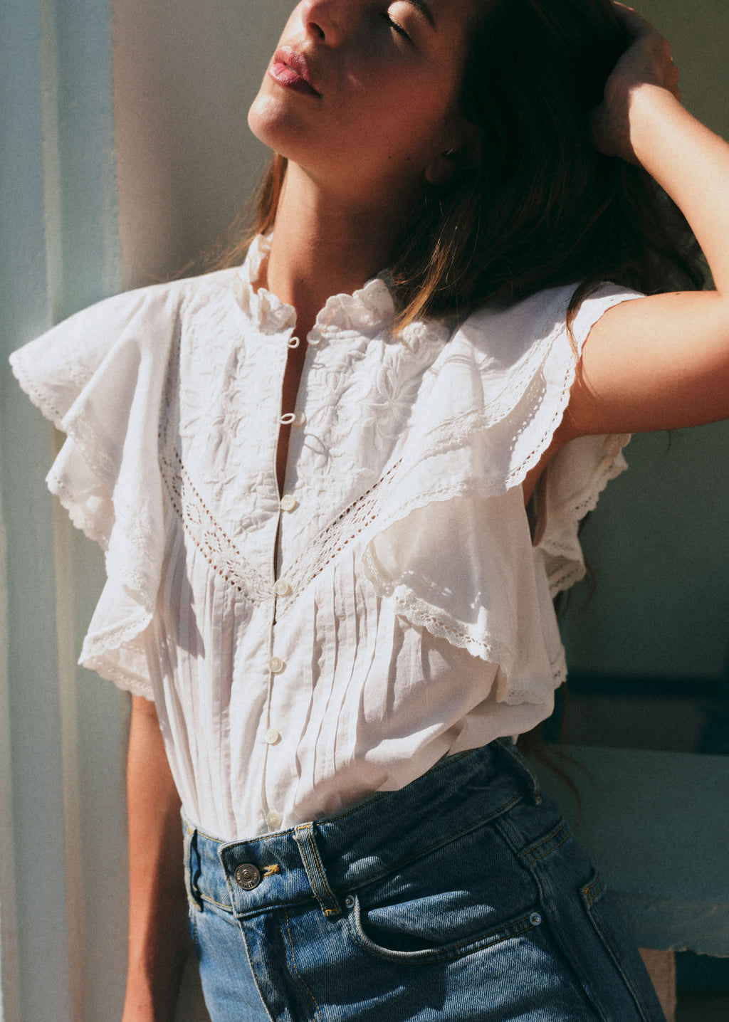 Blouse Deven - Ecru