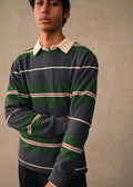 T-Shirt Pedro - Rayures Vert / Marine / Bordeaux