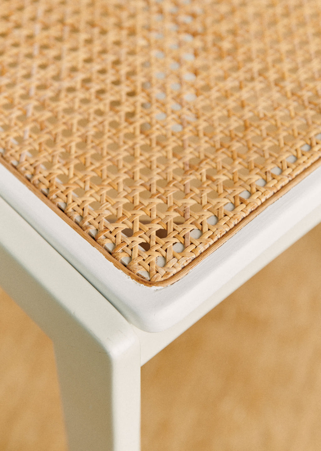 Ensemble de table et chaises blanches vintage - Bois