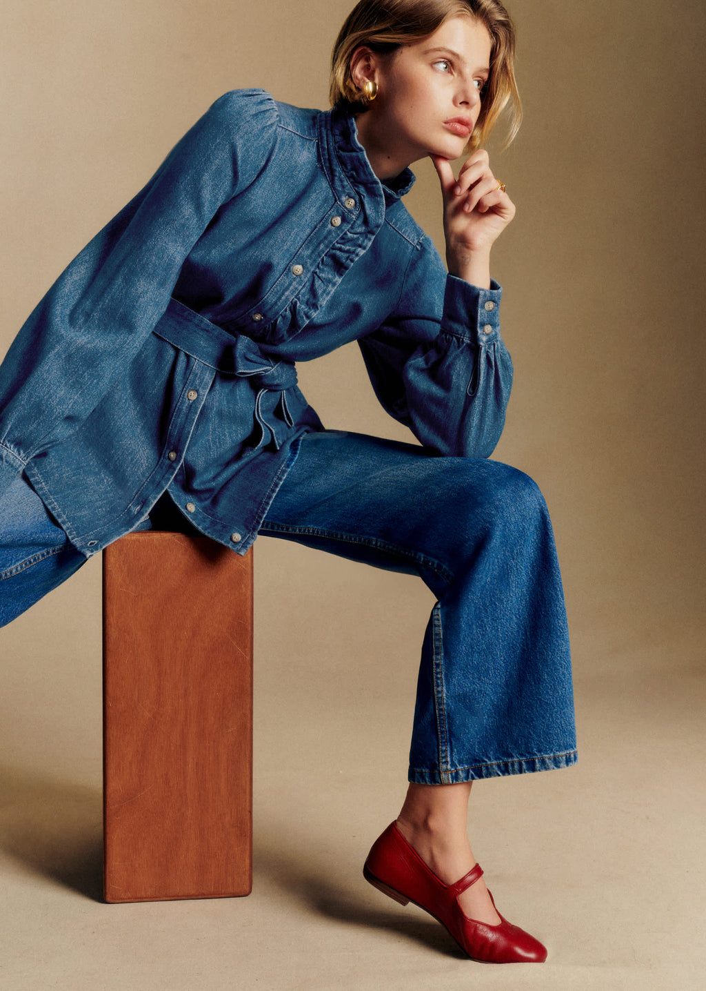 Chemise Corine - Bleu Denim