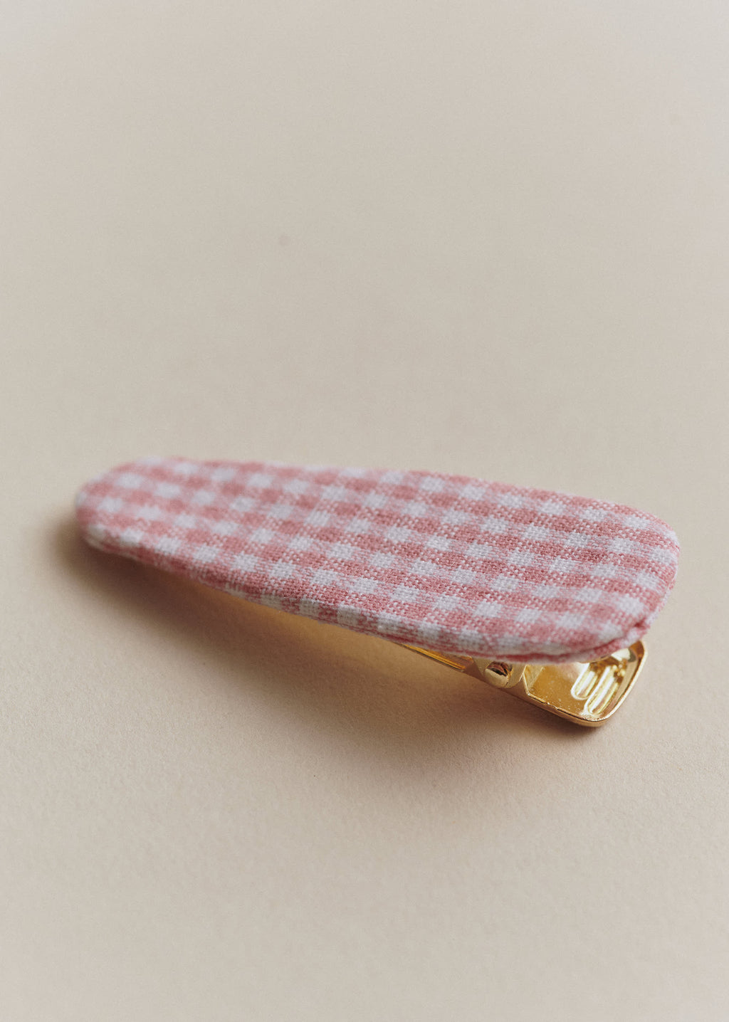 Lot de 2 barrettes - Vichy Rose