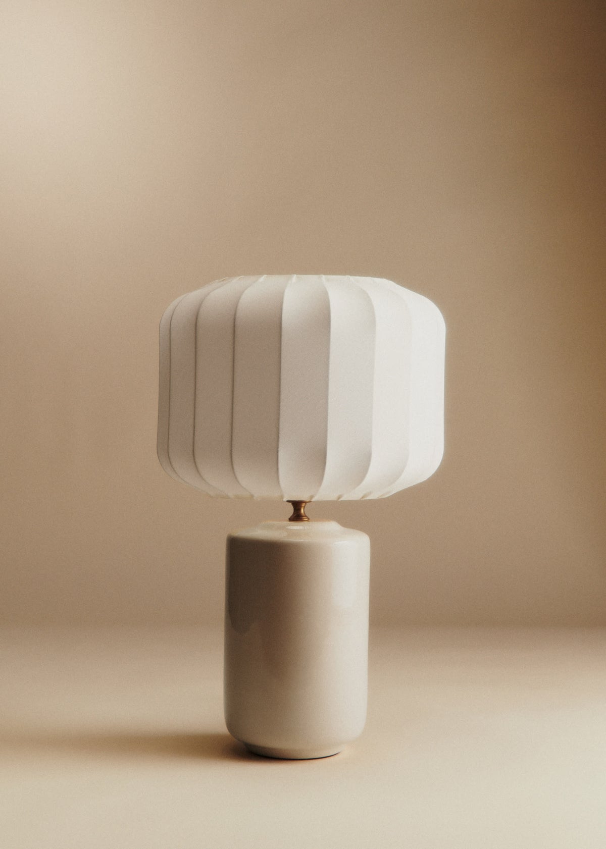 Lampe Mezzo - Crème - Abat-jour Mezzo - Écru