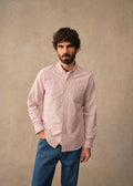 Chemise Charlie Oxford - Rayures Rouge / Blanc