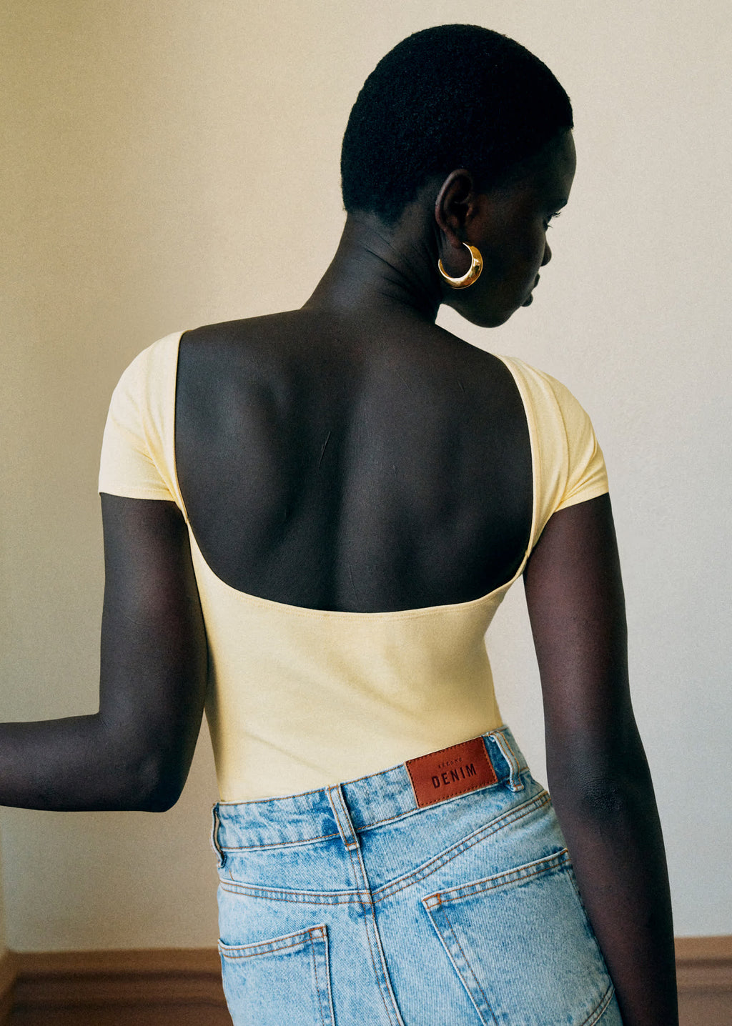T-Shirt Anissa - Jaune Pastel
