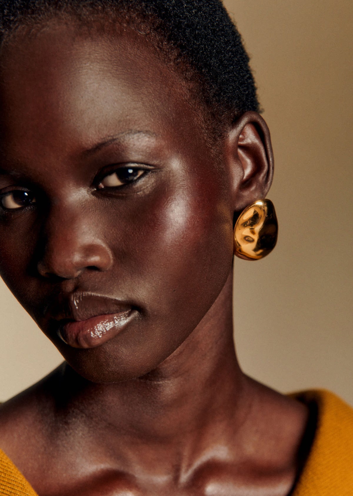 Boucles d'oreilles Ophelie - Doré