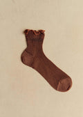 Chaussettes Diane - Lurex Cuivre Doré