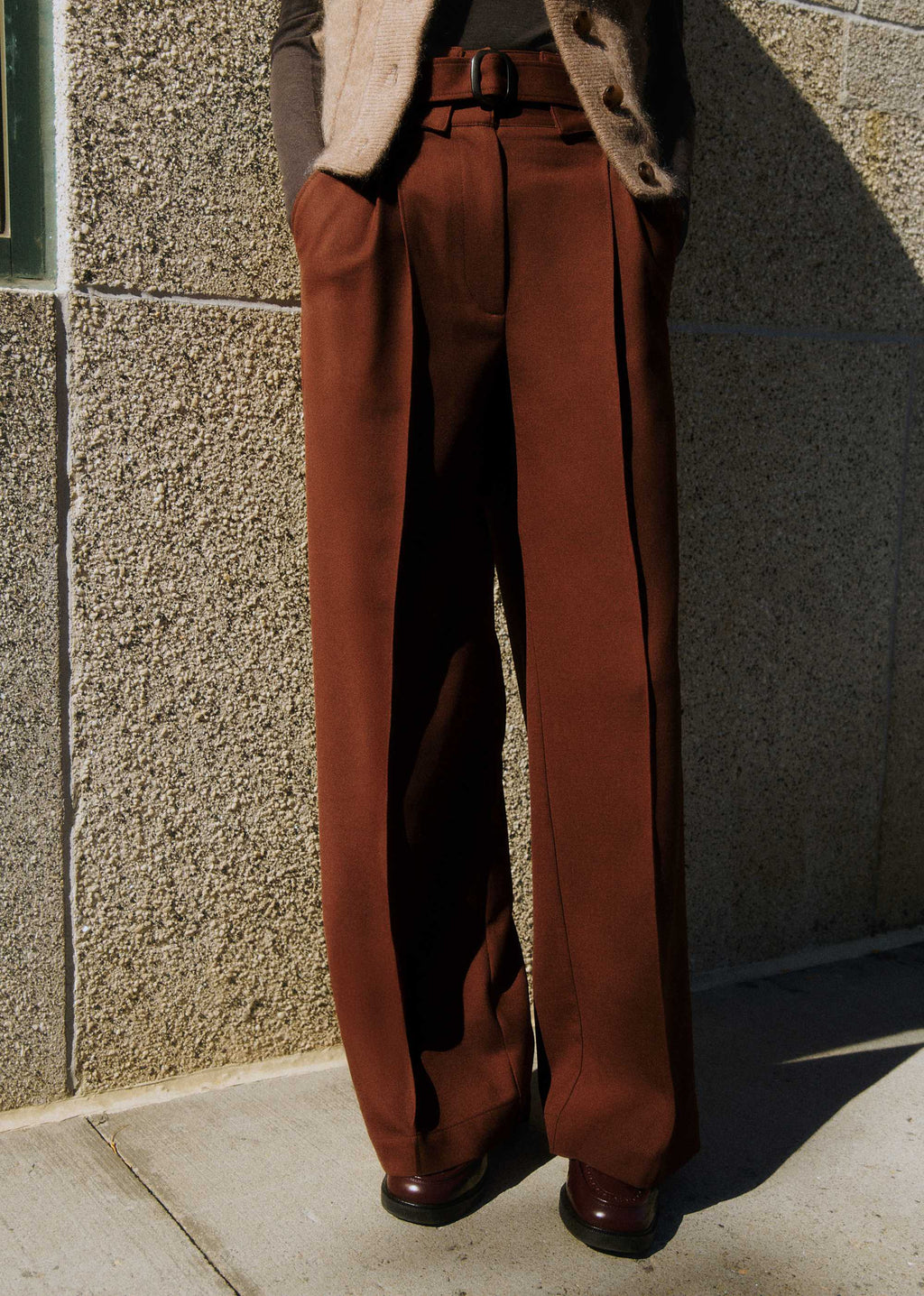 Pantalon ZEONE - Chocolat