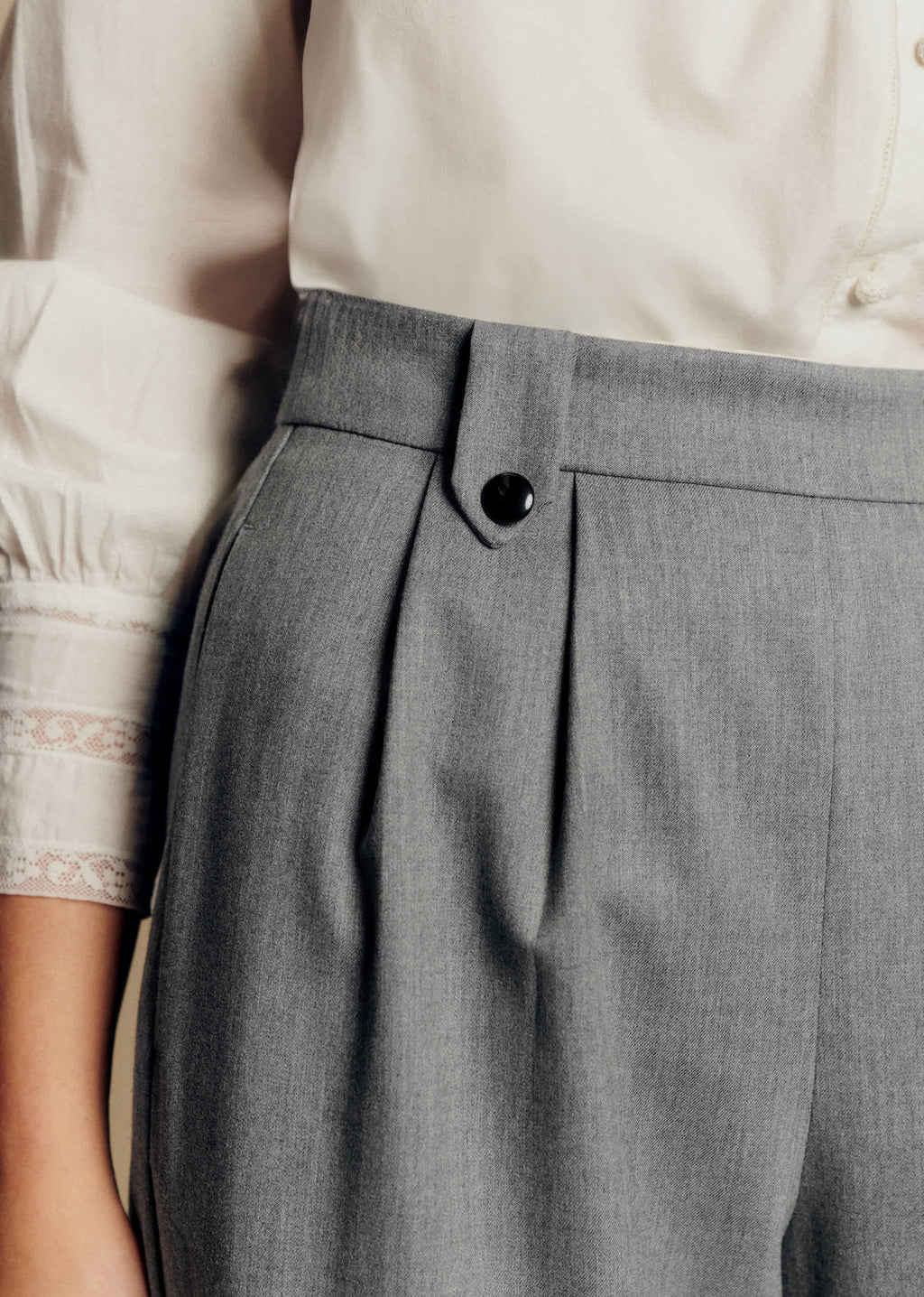 Pantalon Loulou - Gris Clair