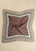 Foulard Maryse - Sézane x Antoinette Poisson - Imprimé Coeur Garance
