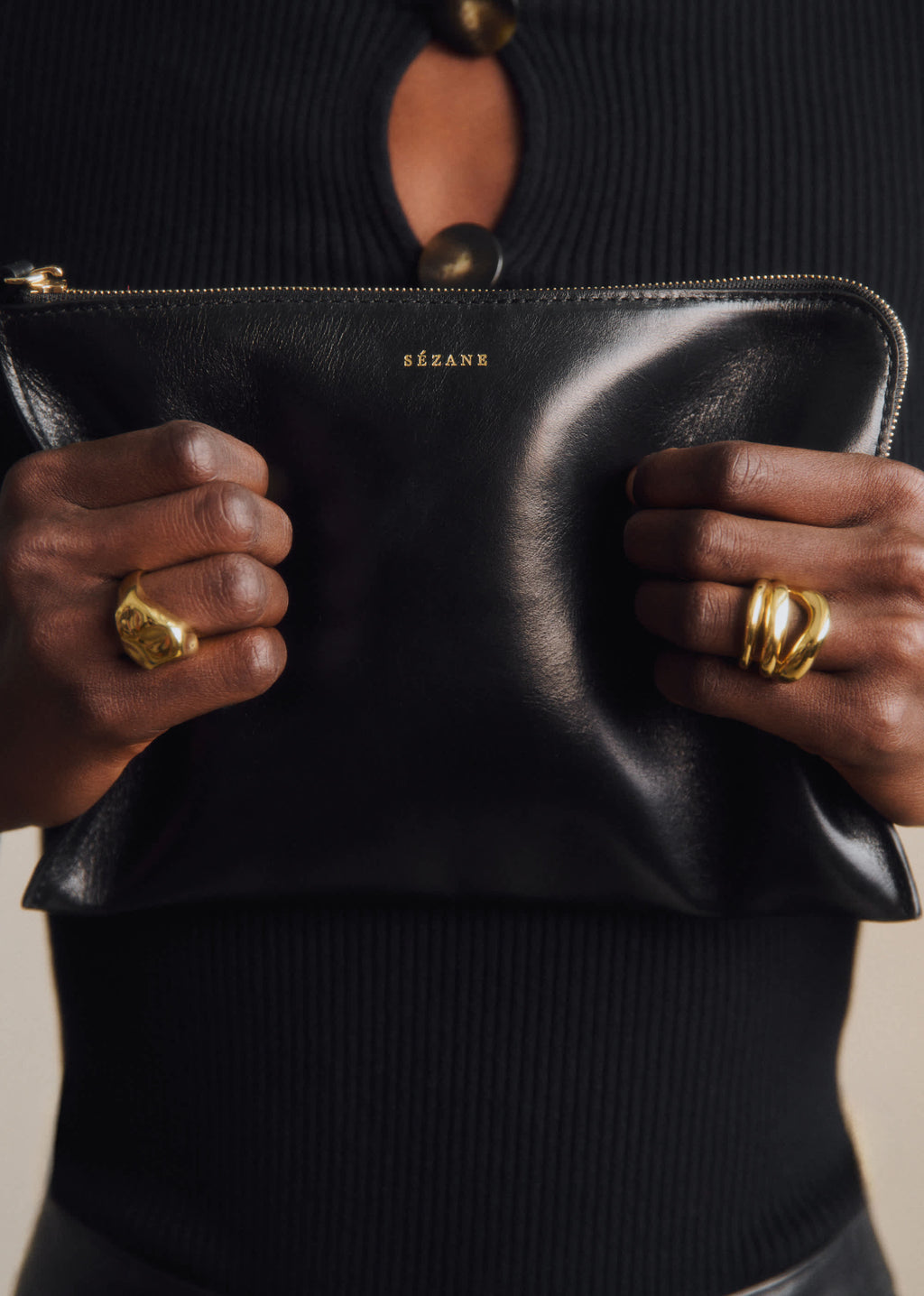 Pochette Serena - Noir Vintage
