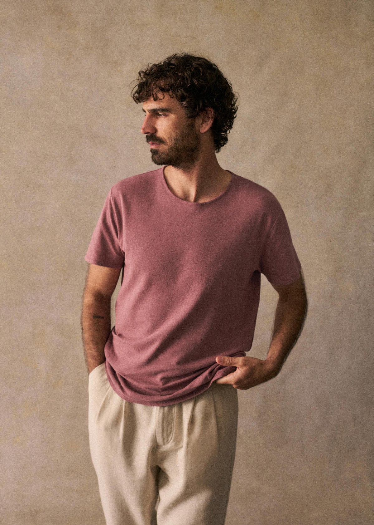 T-Shirt Martin - Rose Ancien