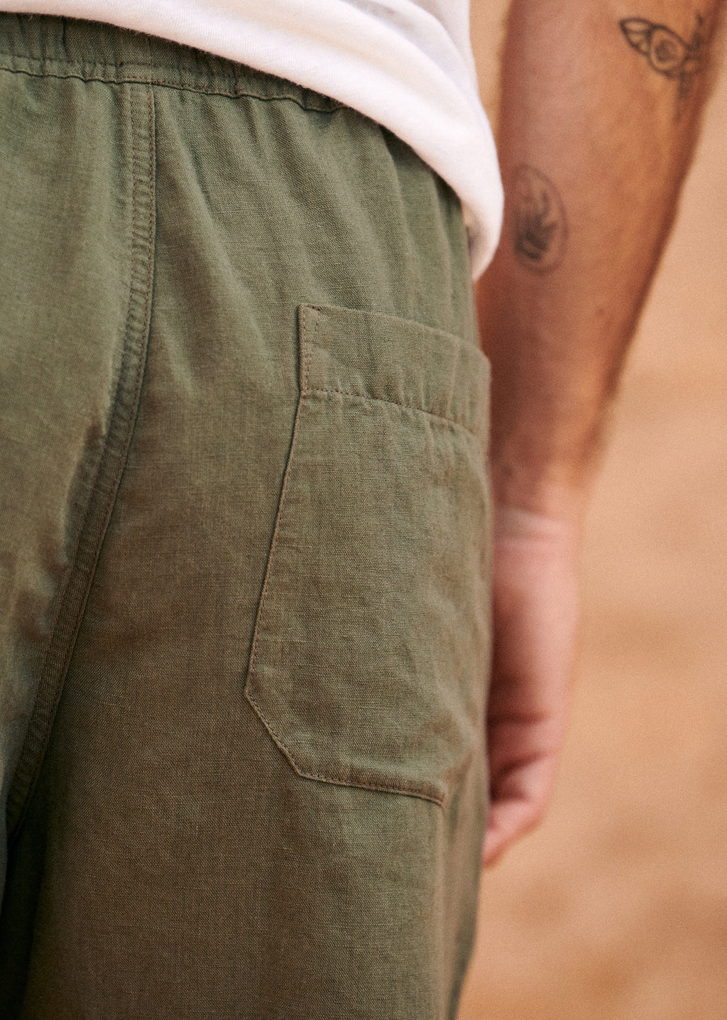 Short Reed - Kaki
