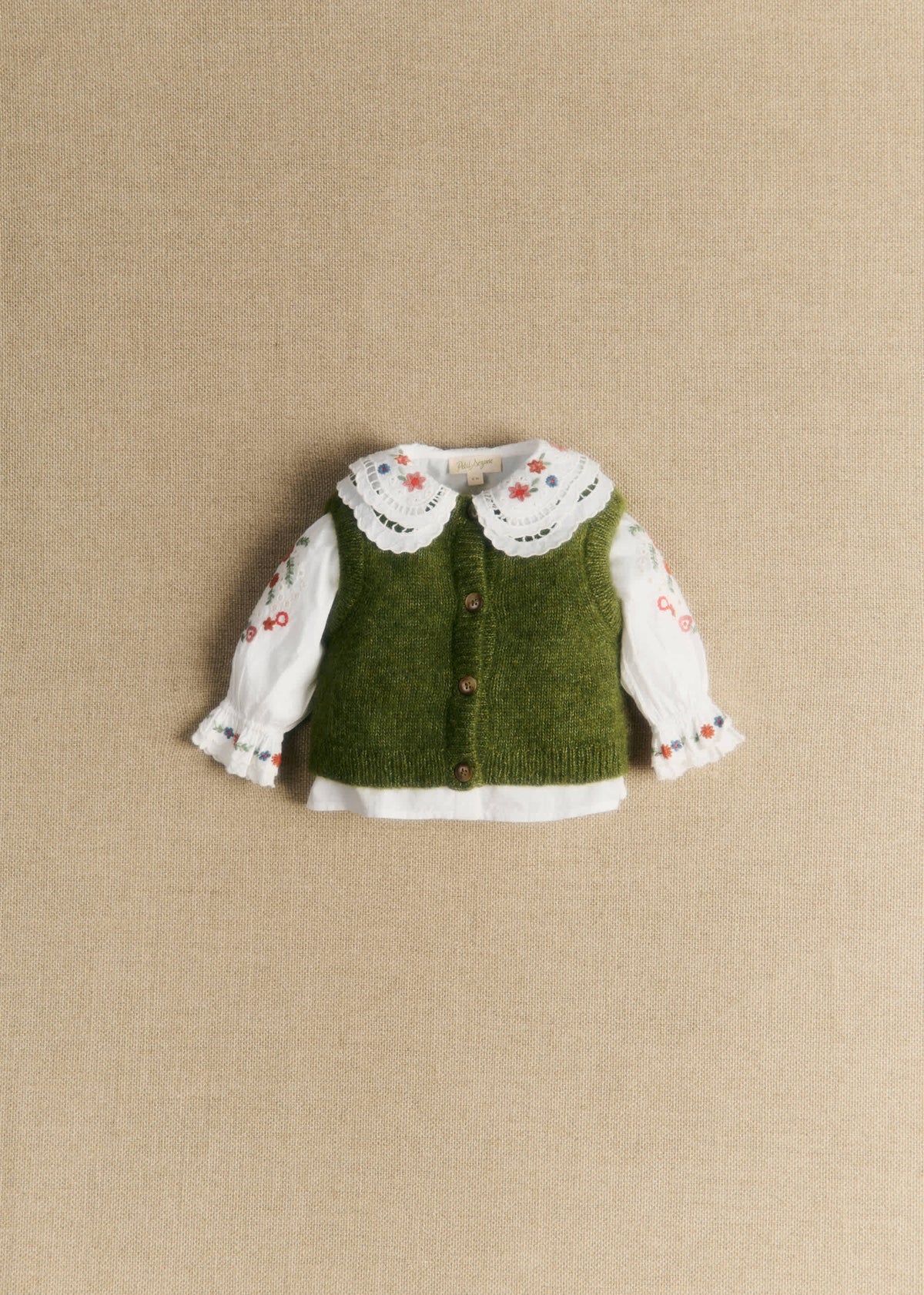 Gilet Charlot - Vert Milan