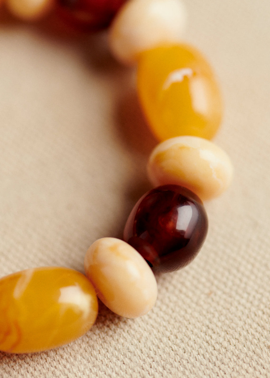 Bracelet Morgane - Caramel Multi - Création Rose