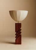 Lampe à poser scandinave vintage en teck - Teck