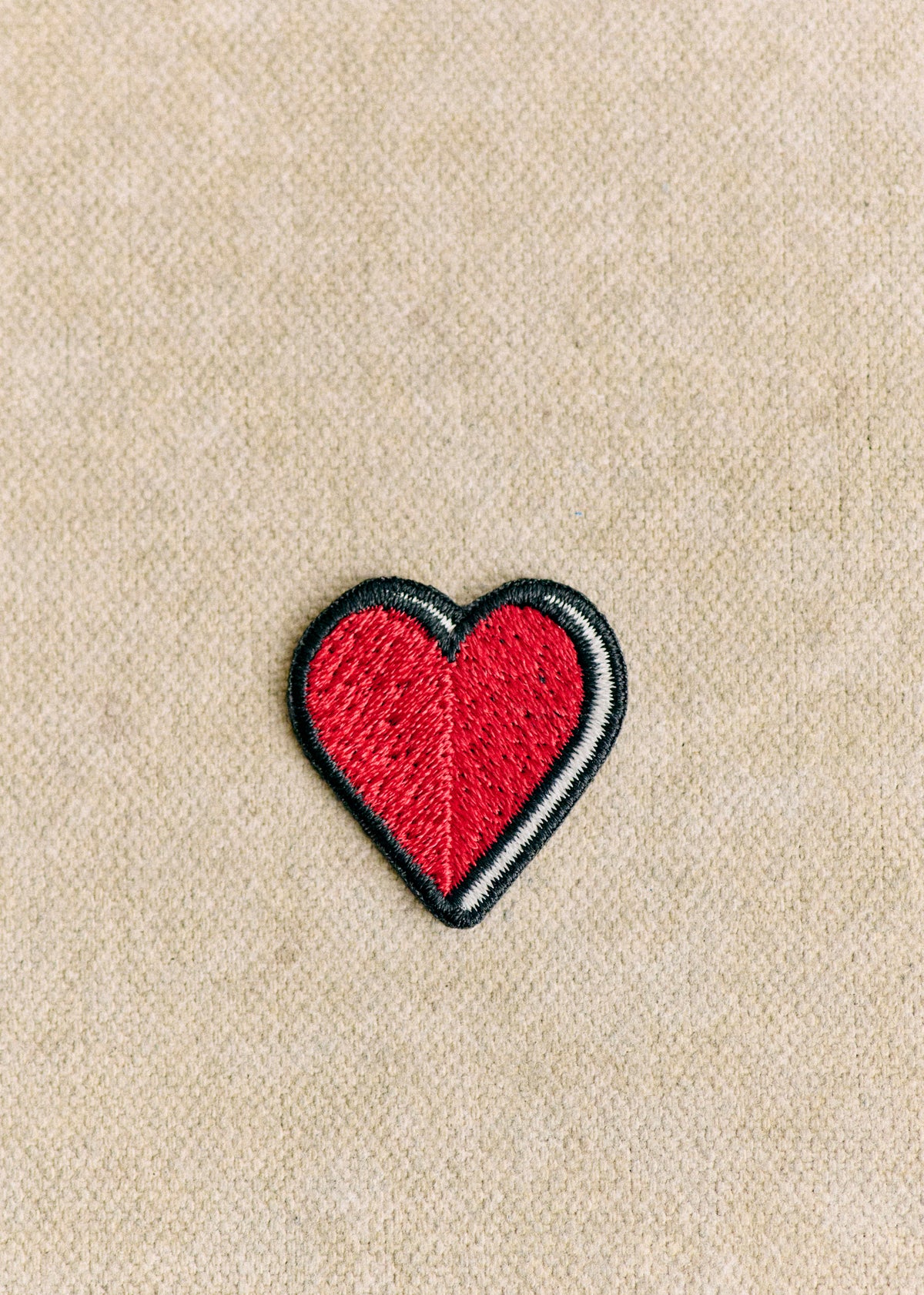 Ecusson Symbole - Coeur rouge
