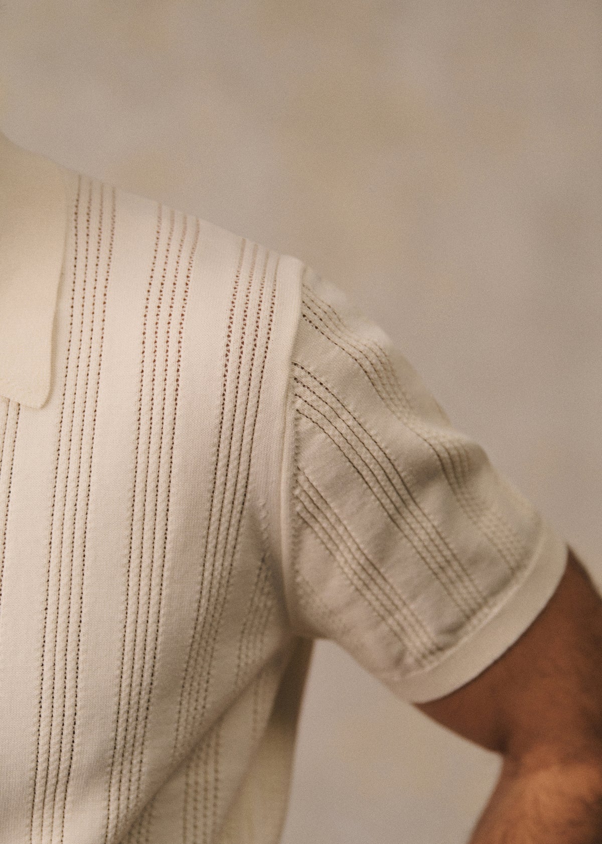 Polo Maille Rio - Écru