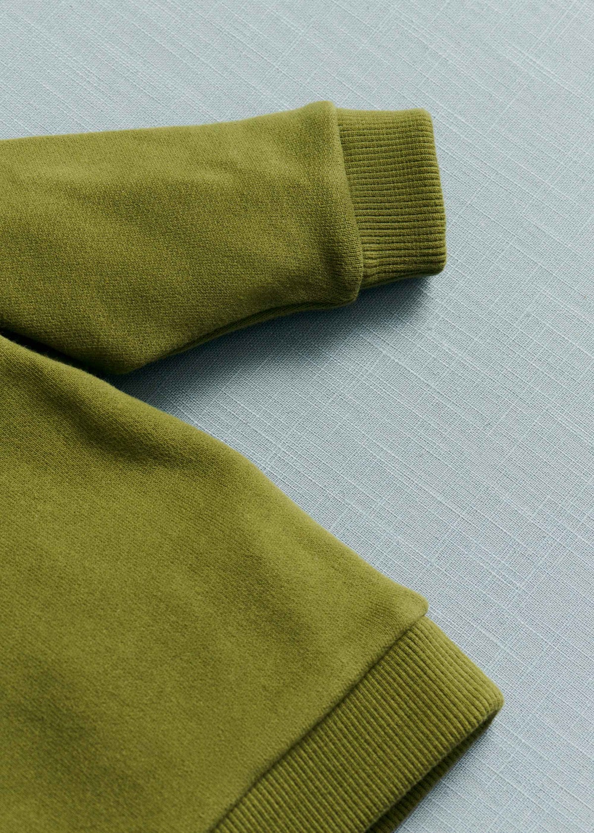Sweat-Shirt Amour club - Olive / écru