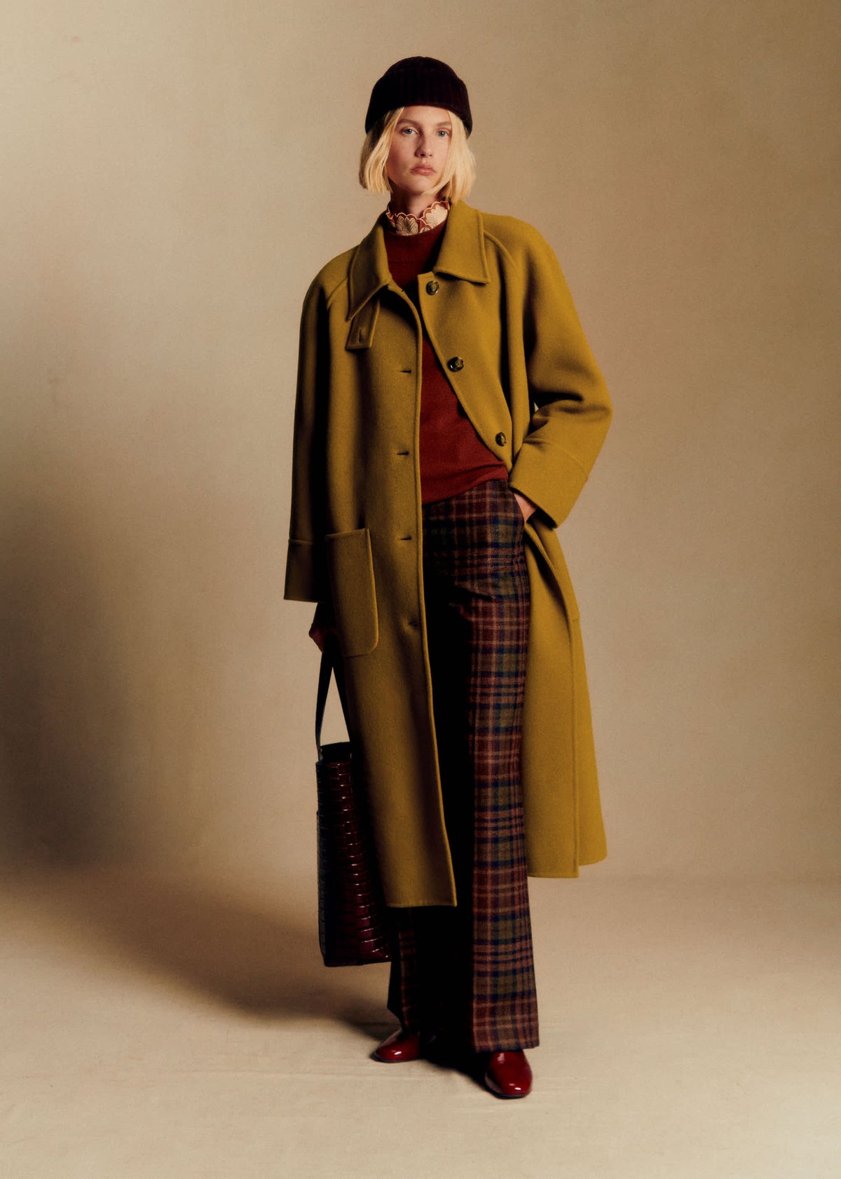 Manteau Kais - Moutarde