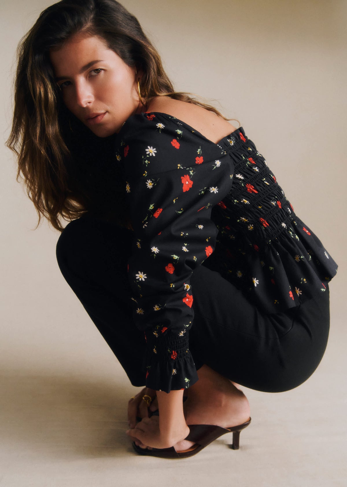 Blouse ALINE - Imprimé Coquelicot