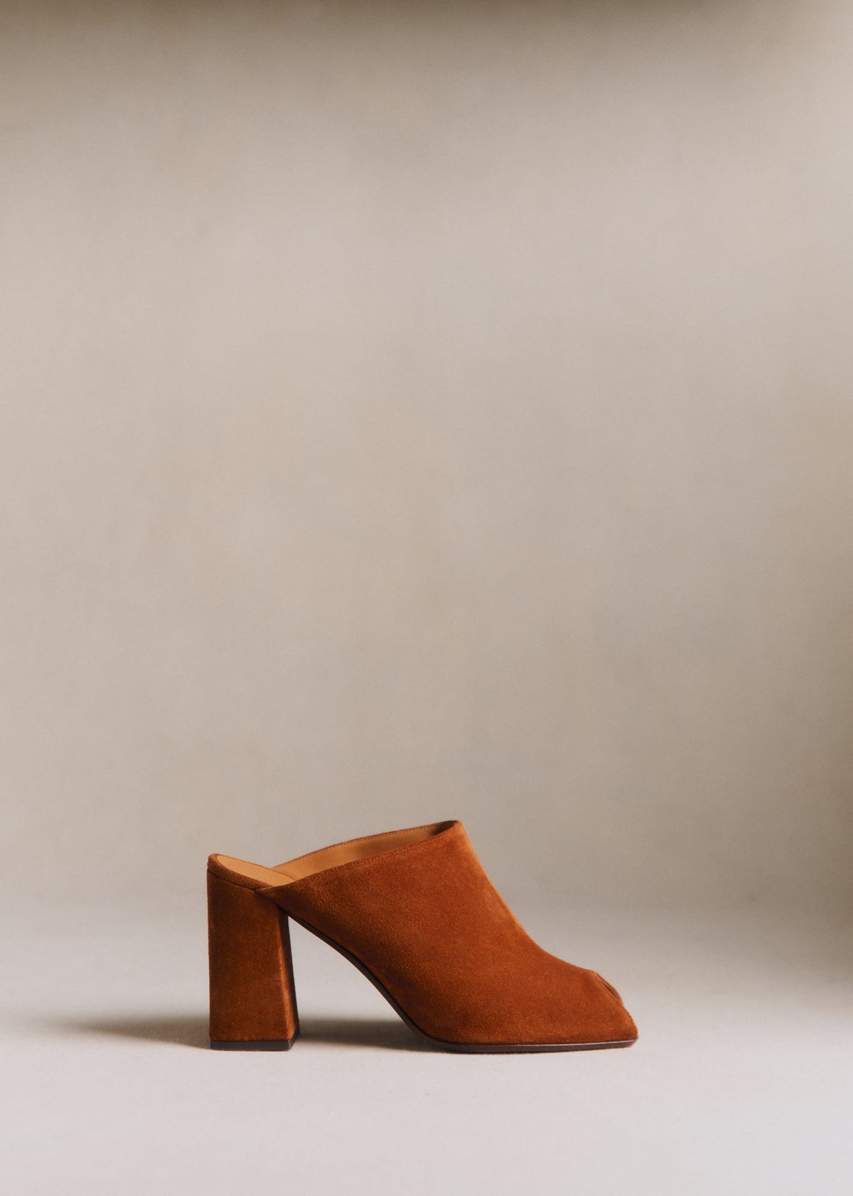 Mules High Bruna - Noisette