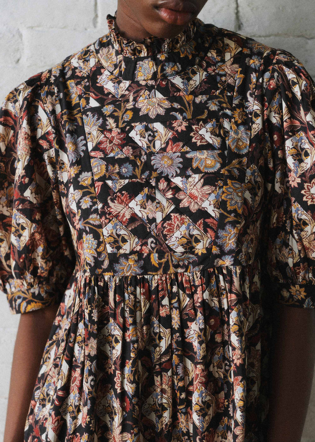 Robe Toma - Sézane x SEA NY - Patchwork Sylvania