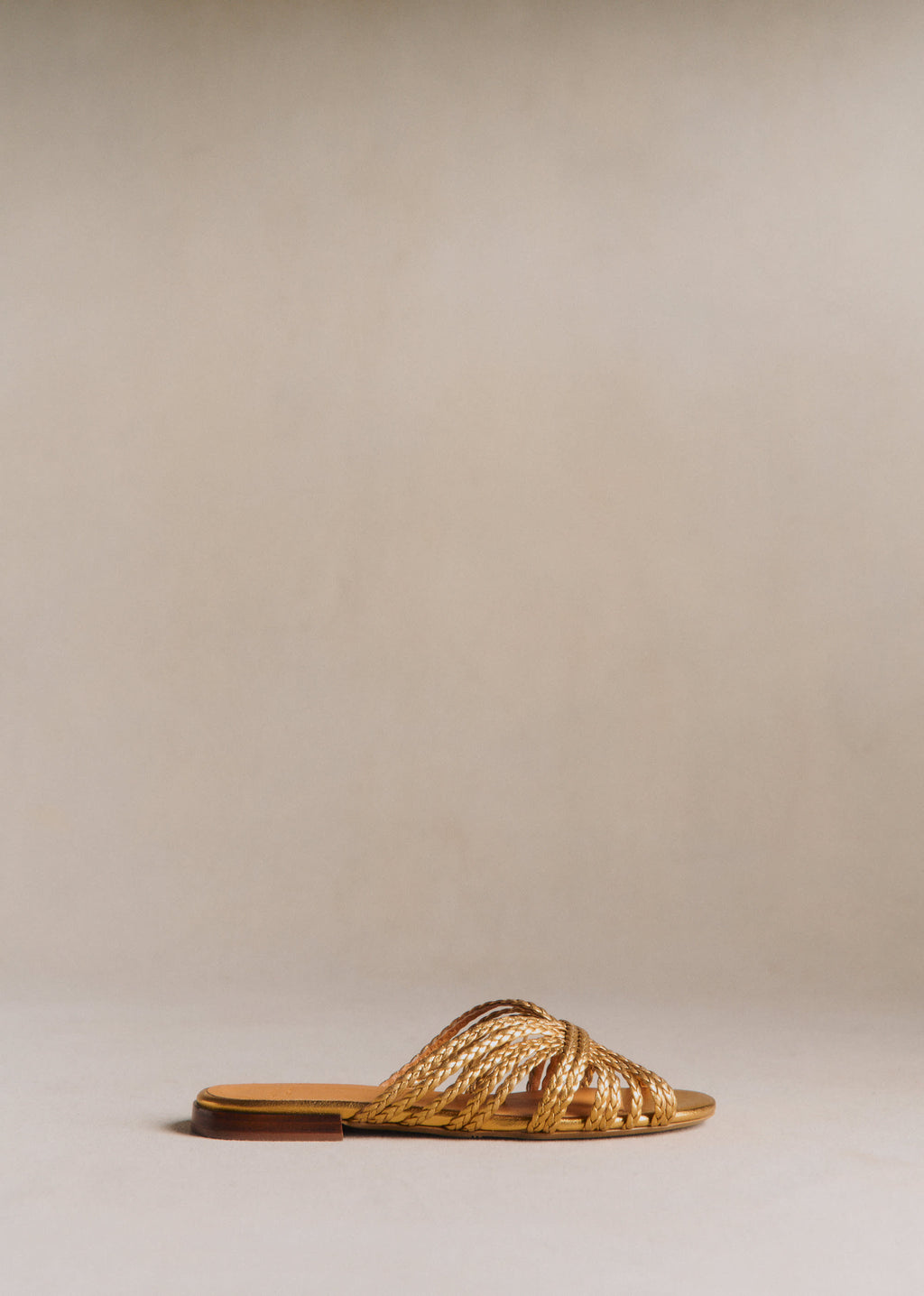 Mules Low Paola - Doré Tressé