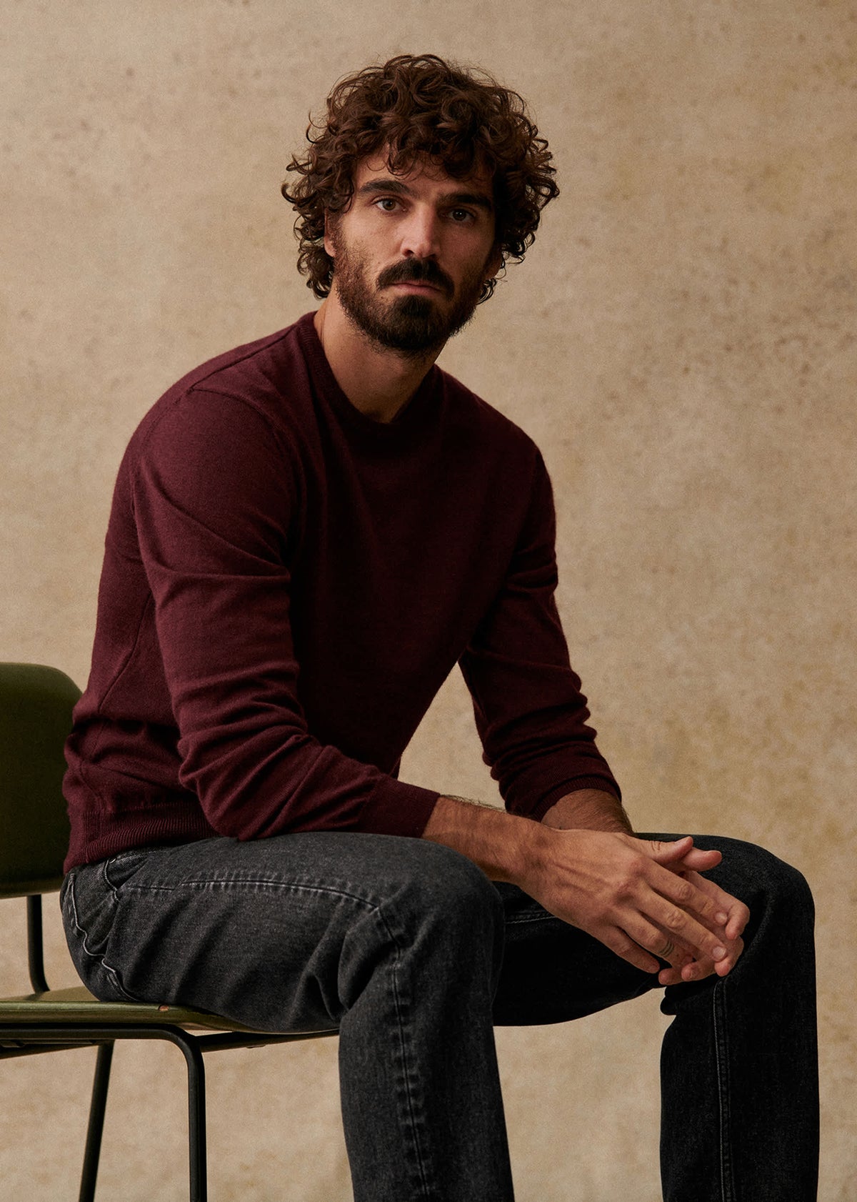 Pull Nils - Bordeaux