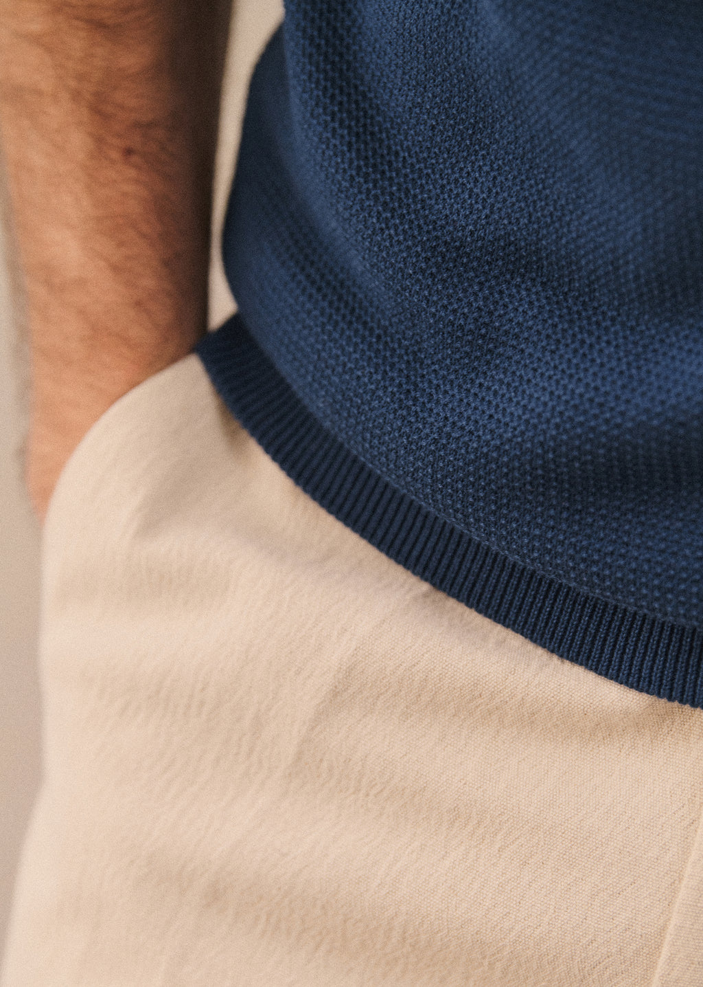 T-Shirt Maille Simeone - Marine
