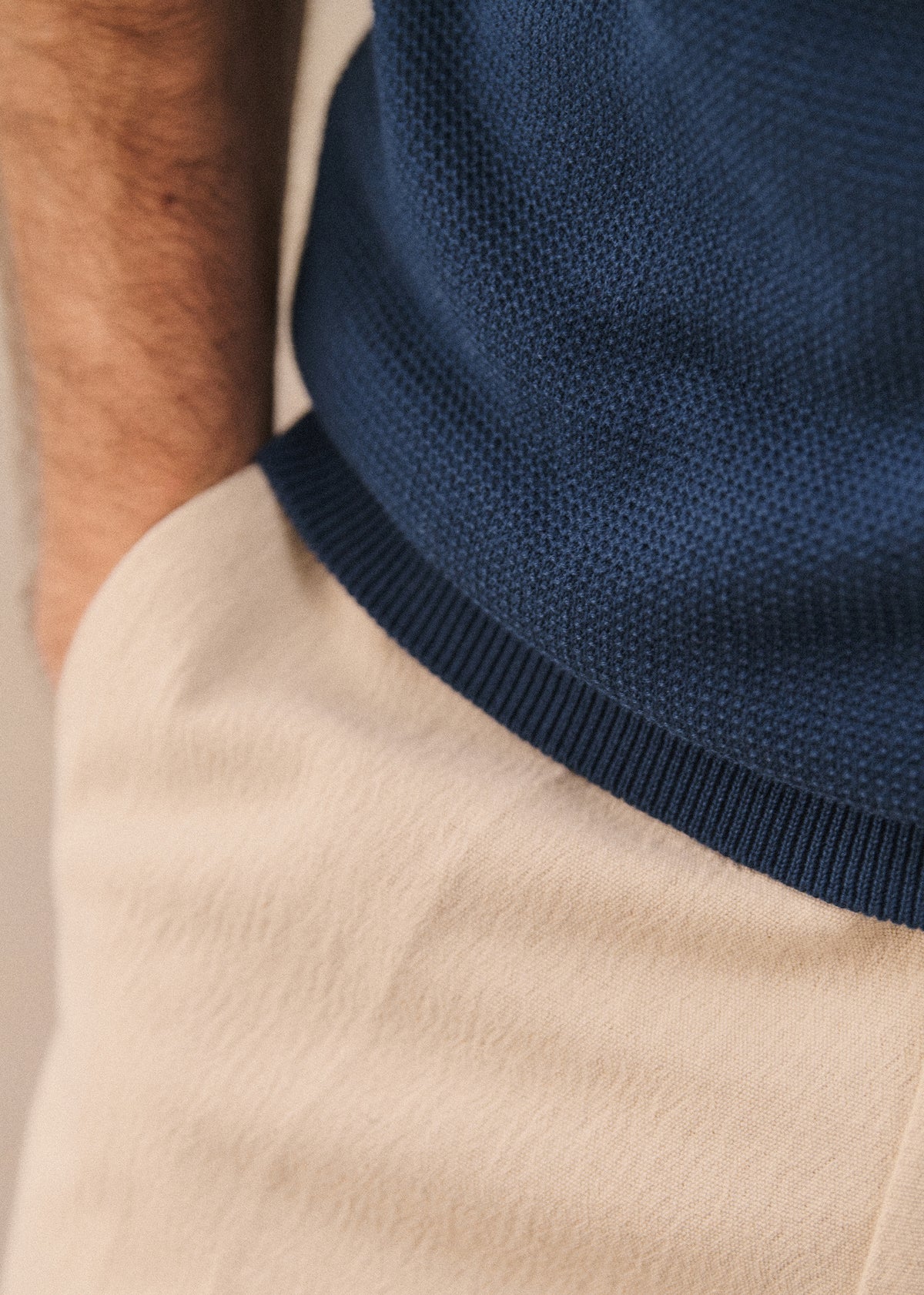 T-Shirt Maille Simeone - Marine