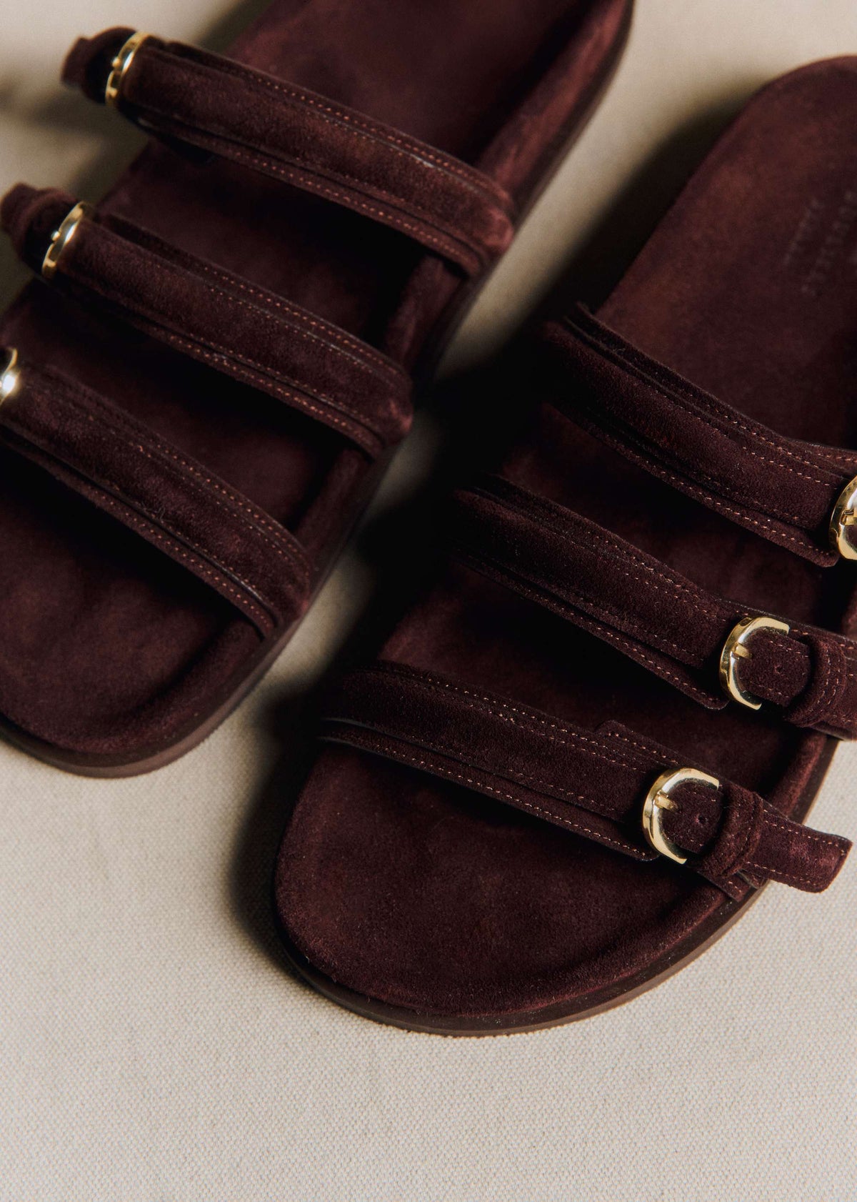 Sandales LOW YSÉE - Chocolat
