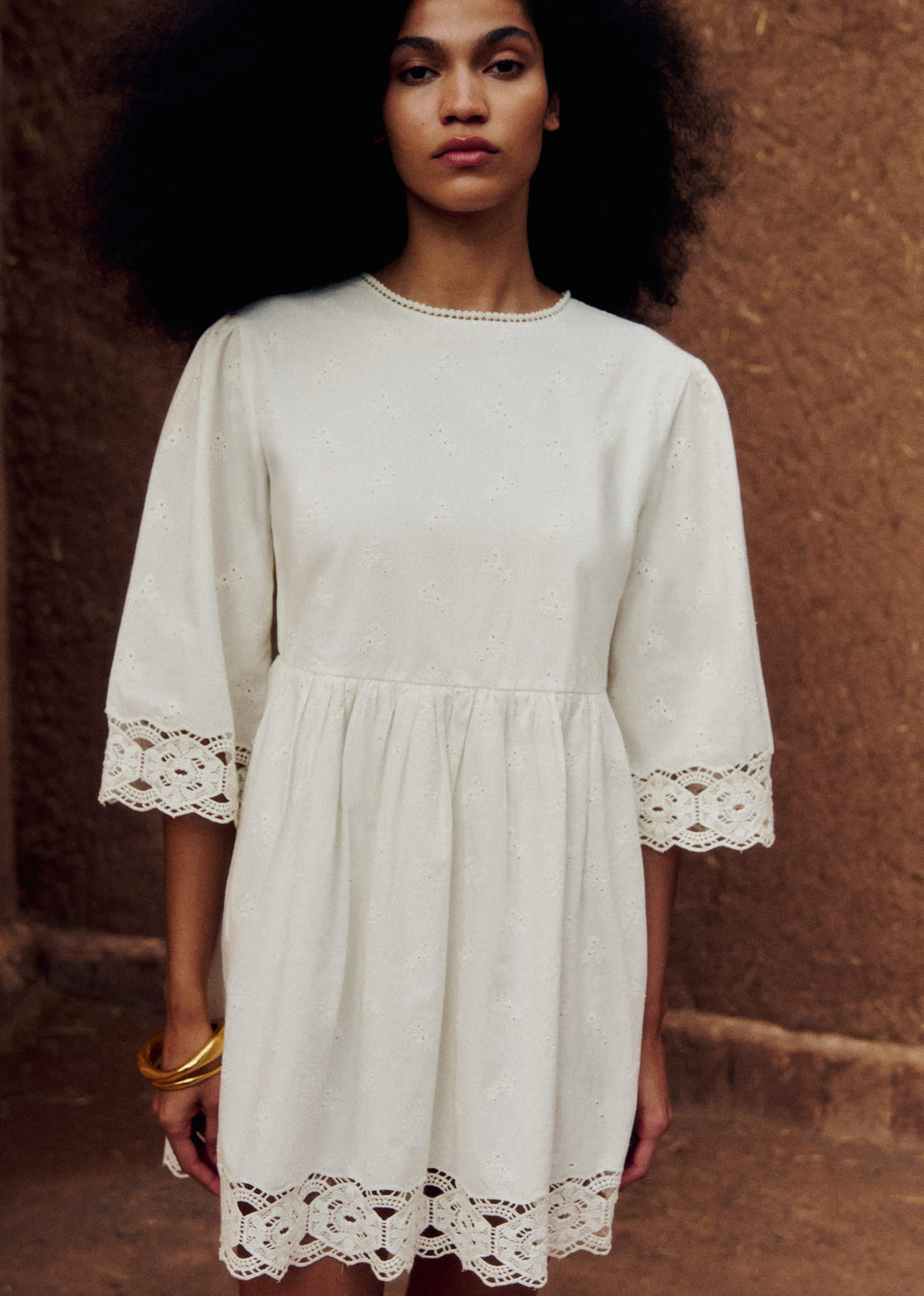 Robe Mazarine - Ecru