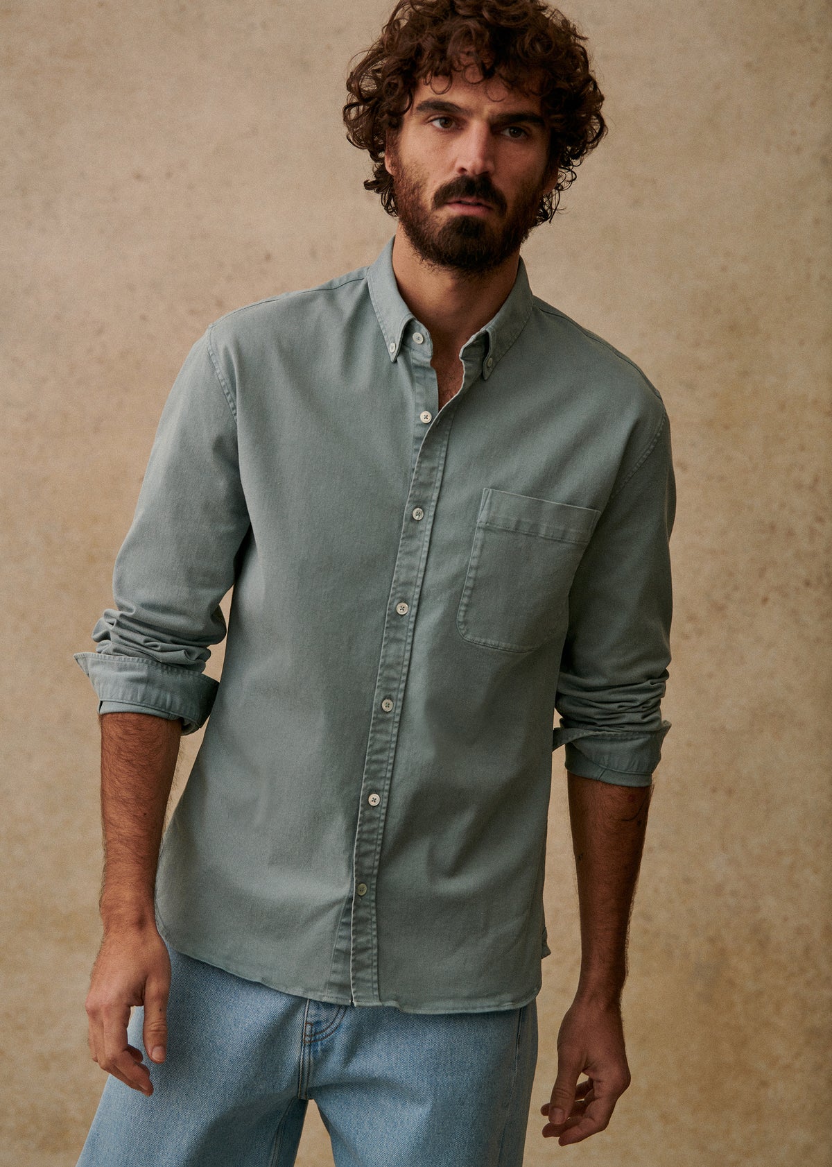 Chemise Miles - Vert Délavé