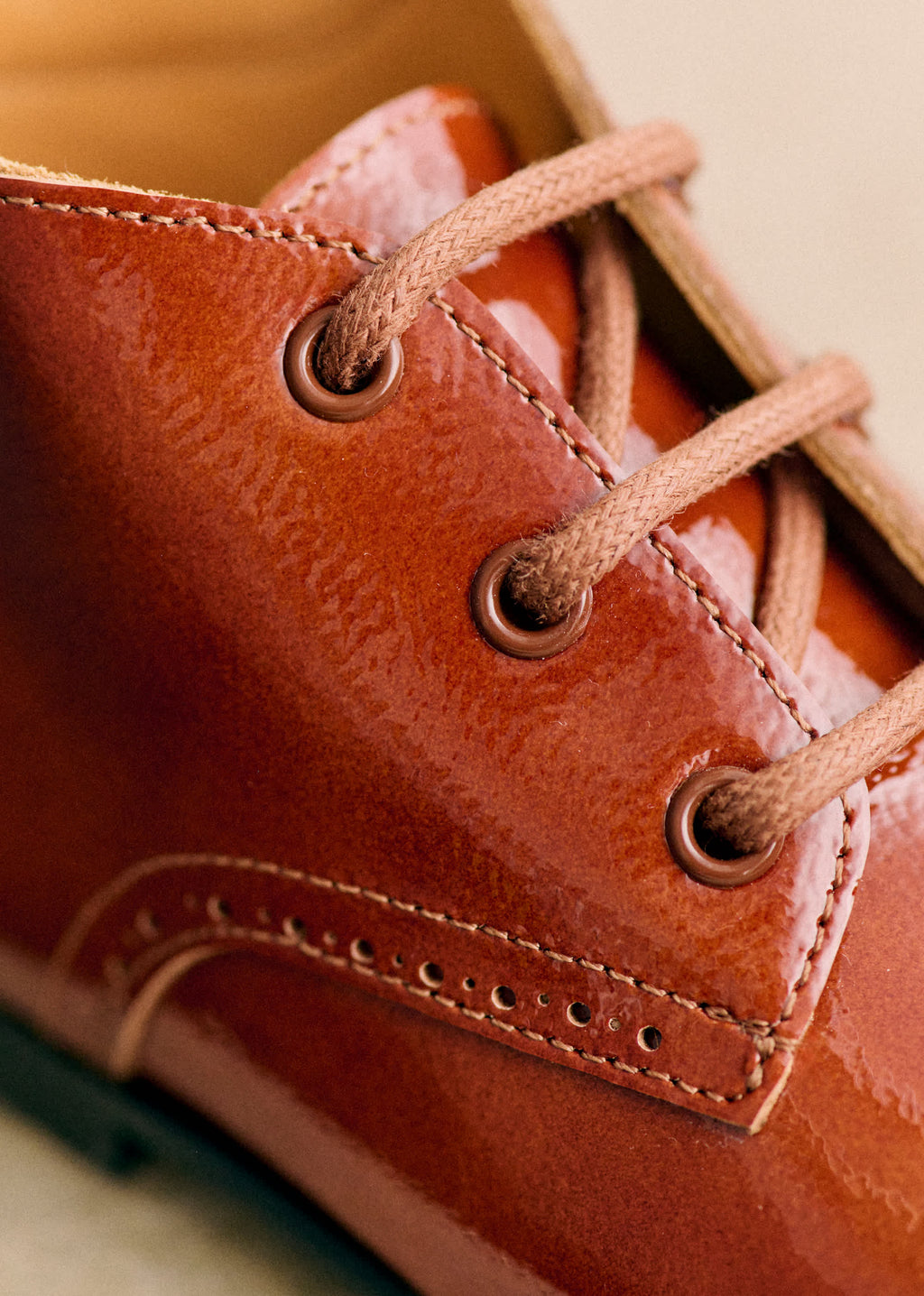 Bottines Timmy - Caramel Vernis